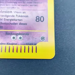 Pokemon TCG Karte - Simsala 1/165 Reverse Holo E-Series Expedition Base Set Rare - Image 4