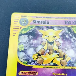 Pokemon TCG Karte - Simsala 1/165 Reverse Holo E-Series Expedition Base Set Rare - Image 5