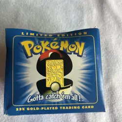 Mewtwo Pokemon 1999 23k Gold Plated Trading Card Burger King Promo - Image 3