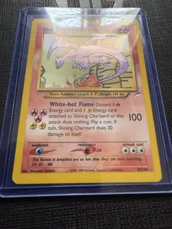 Shining Charizard Neo Destiny 107/105 Holo WOTC - LP - Vintage Pokemon Card - Image 2