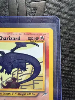 Shining Charizard Neo Destiny 107/105 Holo WOTC - LP - Vintage Pokemon Card - Image 4