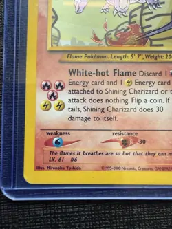 Shining Charizard Neo Destiny 107/105 Holo WOTC - LP - Vintage Pokemon Card - Image 5