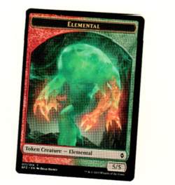Elemental Token #011 Battle For Zendikar Magic the Gathering Token Card - Image 3