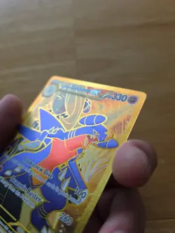 Cynthia's Garchomp EX Hyper Rare Card 241/182 Gem Mint Pack Fresh Gold Full Art - Image 4