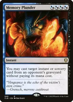 Memory Plunder CLB LP MTG - Image 1