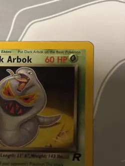 Dark Arbok 19/82 W STAMPED WOTC Promo 2000 Pokemon Card TCG - Image 5