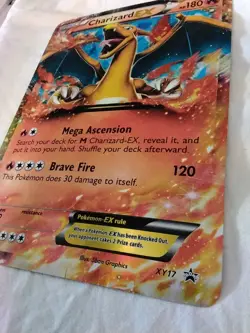 Basic Pokemon Trading Card - Charizard EX XY17 Promo - Oversized Jumbo - Image 3