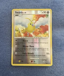 Swablu Pokemon Card Shiny Reverse Holo #SH5 First Edition Moderately Played - Image 1