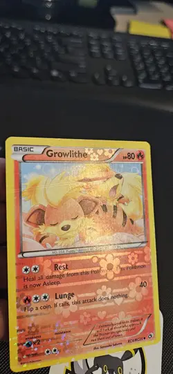 Growlithe RC4/RC25 - Legendary Treasures Radiant Holo - Pokemon Card - Image 5