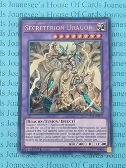DUAD-EN037 Secreterion Dragon Ultra Rare Yu-Gi-Oh Card 1st Edition New - Image 1