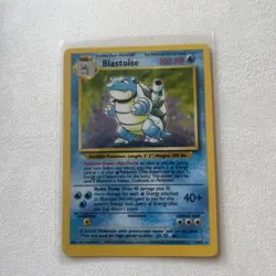 Pokemon: Blastoise Holo Rare #2/102 Base Set WOTC 1999 Vintage - awesome card - Image 1