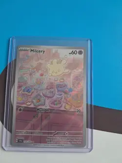 Pokemon TCG Stellar Crown - Milcery 152/142 Illustration Rare - Pack Fresh NM - Image 1