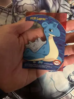 (HPL) Lapras RARE clear card Pokemon (Topps Tv Animation) series 3 #PC10 LP - Image 4
