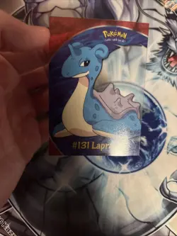 (HPL) Lapras RARE clear card Pokemon (Topps Tv Animation) series 3 #PC10 LP - Image 5