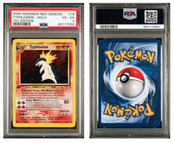 2000 Pokemon Neo Genesis Typhlosion Holo #18/111 PSA 4 - Image 1