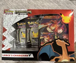 Pokemon TCG: Celebrations Collection Box [Lance's Charizard V Oversize] (2021) - Image 1