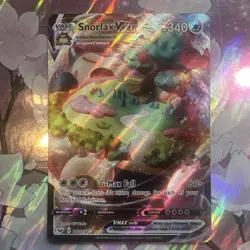 Snorlax VMAX 142/202 Sword & Shield Full Art Holo Ultra Rare Pokemon Played - Image 1
