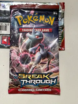 Pokemon XY Breakthrough Sleeved Booster Pack Art - New Sealed - Image 1