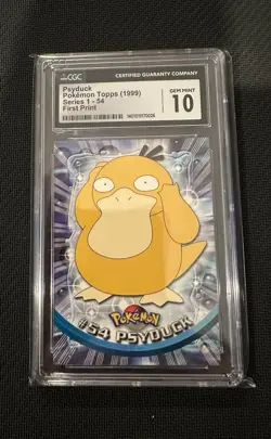 Pokemon Topps TV Animation Edition Series 1 Psyduck #54 First Print - Image 1