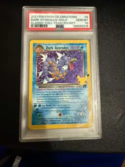 💎PSA GEM MINT 10💎2021 Pokemon Celebrations Dark Gyrados Holo #8 - Image 1