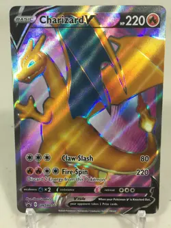 CHARIZARD V 2020 POKEMON CHAMPIONS PATH FULL ART SWSH050 - Image 1