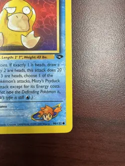 Pokemon TCG Misty's Psyduck Gym Challenge 90/132 Regular 1st Edition Common - Image 5