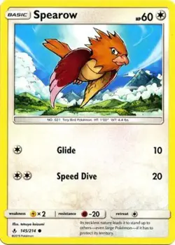 4x Spearow - 145/214 - Common Unbroken Bonds Pokemon Near Mint - Image 1