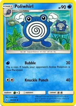 4x Poliwhirl - 38/214 - Uncommon Unbroken Bonds Pokemon Near Mint - Image 1