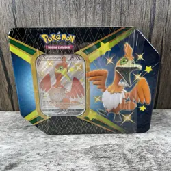 New Pokemon TCG Shining Fates CRAMORANT V Tin Factory Sealed In Hand 820650829505 - Image 1