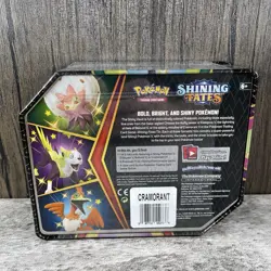 New Pokemon TCG Shining Fates CRAMORANT V Tin Factory Sealed In Hand 820650829505 - Image 2