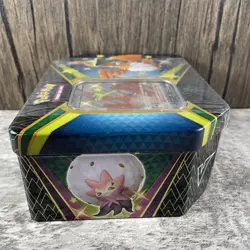 New Pokemon TCG Shining Fates CRAMORANT V Tin Factory Sealed In Hand 820650829505 - Image 4