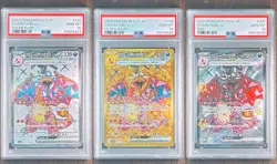 PSA 10 Pokemon Charizard Ex 125/108 SR 139/108 UR 331/190 SSR Seq Set Japanese - Image 1