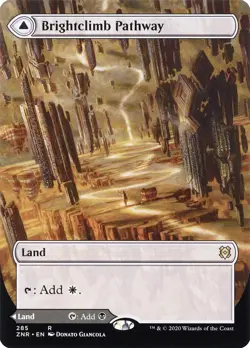 MTG Brightclimb Pathway // Grimclimb Pathway Borderless ** znr ** En (NM) - Image 1