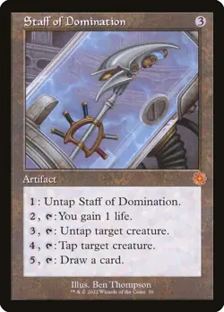MTG Staff of Domination ** The Brothers' War Retro Artifacts ** English (NM) - Image 1