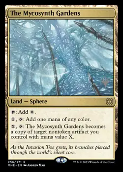 MTG The Mycosynth Gardens Promopack Stamped ** ONE Promos ** English (NM) - Image 1