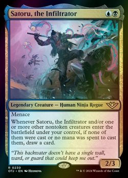 MTG Satoru, the Infiltrator Foil ** Outlaws of Thunder Junction ** English (NM) - Image 1