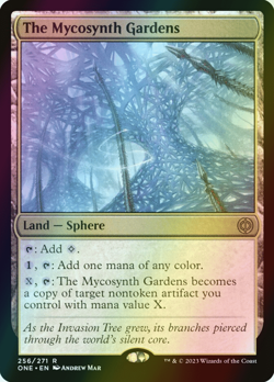MTG The Mycosynth Gardens Foil ** Phyrexia: All Will Be One ** English (NM) - Image 1