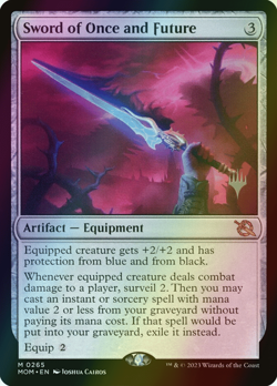 MTG Sword of Once and Future Stamped Foil ** MOM Promos ** English (NM) - Image 1