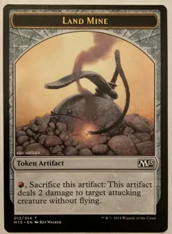 MTG M15 - Token, Land Mine NM - Image 1
