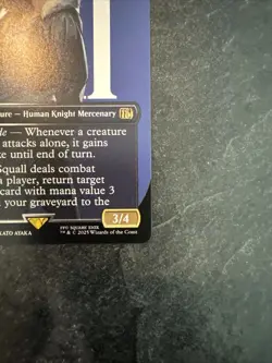 Squall, Seed Mercenary (Borderless) -402- Magic the Gathering Final Fantasy Card - Image 2