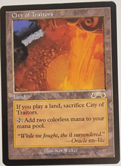 City of Traitors - Exodus MTG Magic the Gathering Card - Image 1