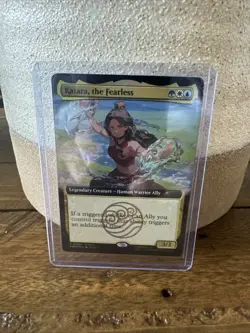 2025 SDCC Katara, the Fearless Avatar MTG Magic The Gathering Promo Card - Image 1