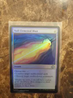 1x - Null Elemental Blast - FOIL - Modern Horizons 3 - UC NM MTG - Image 1