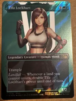 Tifa Lockhart (Borderless) (Surge Foil) Final Fantasy Foil NM - Image 1