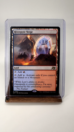 Riverpyre Verge Aetherdrift Regular, Rare Land, Near Mint, Fast Shipping! - Image 1