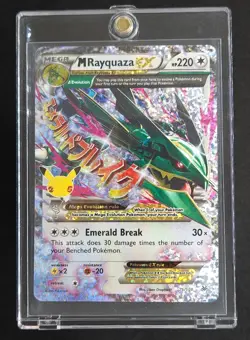 M Rayquaza EX 76/108 Classic Collection Holo Celebrations Pokemon TCG - Image 1