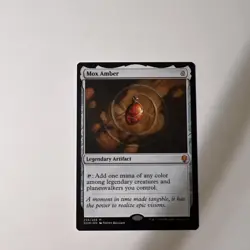 Magic the Gathering Mox Amber Dominaria Card Regular NM Condition - Image 1