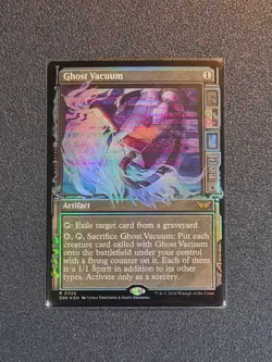MTG Ghost Vacuum - Showcase Foil - DSK - Near Mint+ Condition - Image 1
