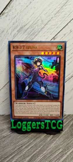 Yu-Gi-Oh! K9-17 Izuna / JUSH-EN031 1st Edition NM - Image 1