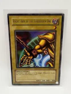 Right Arm of the Forbidden One LOB-122 The Legend of Blue Eyes White Dragon LP - Image 1